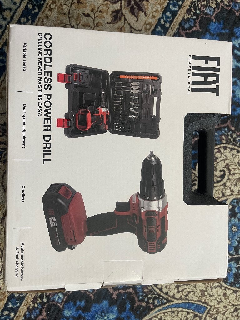 Fiat Professional F2 Accuboormachine 21V – Nieuw, Ophalen of Verzenden, Nieuw, Boor- en Schroefmachine, Variabele snelheid