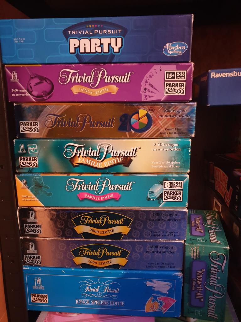 Diverse Trivial Pursuit Bordspellen - Verschillende Edities, Hobby en Vrije tijd, Gezelschapsspellen | Bordspellen, Gebruikt, Drie of vier spelers