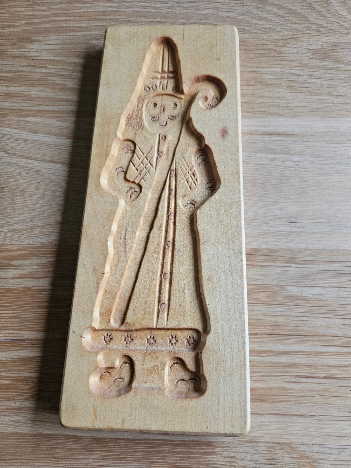 speculaasplak sinterklaas, Ophalen of Verzenden, Gebruikt