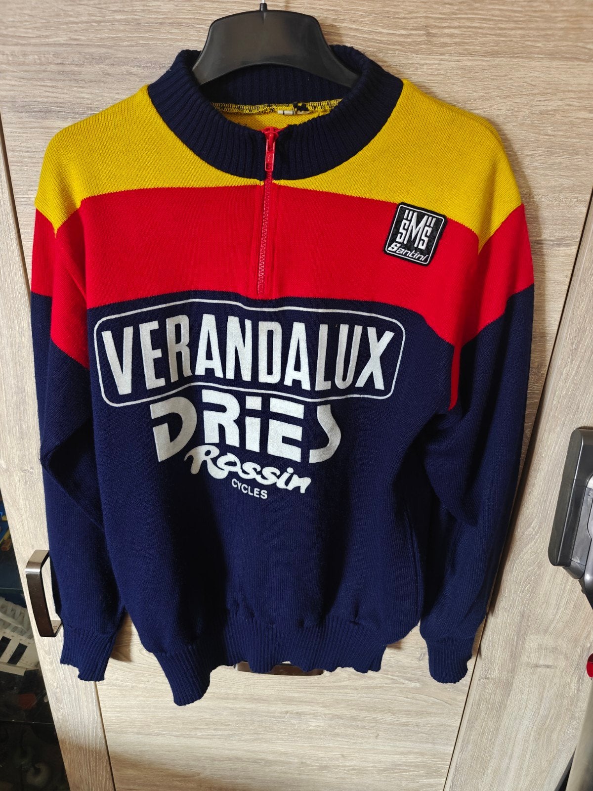retro varandelux Dries rossin koersvest, Fietsen en Brommers, Ophalen of Verzenden, Bovenkleding