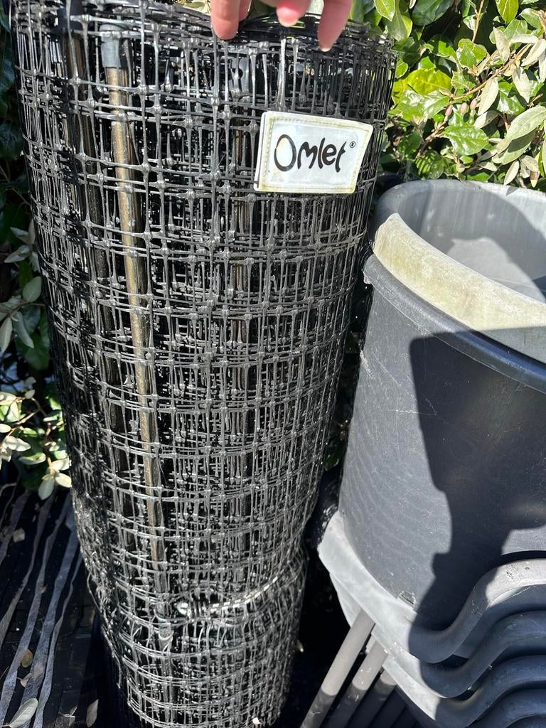 Omlet kippenafrastering Mk2 - 32m - incl. toegang en stokken, Tuin en Terras, Tuinhekken en Hekwerk, Ophalen, Met poort, Kunststof
