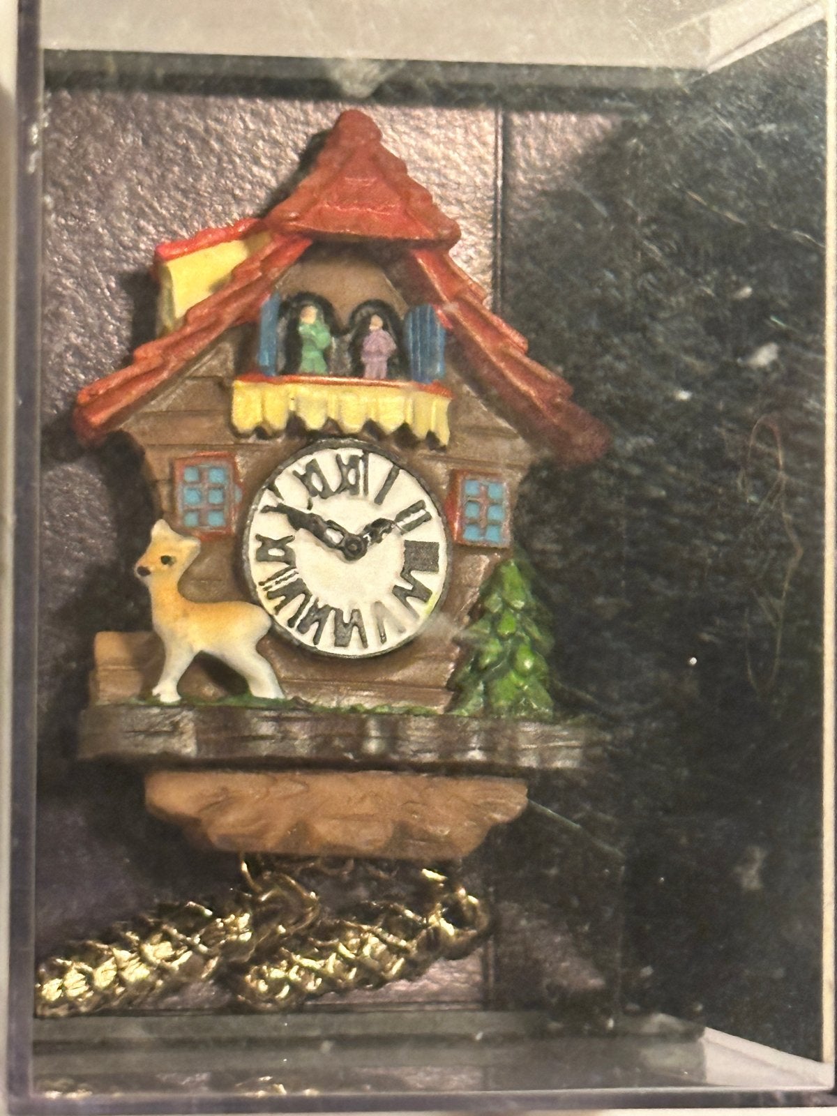 1:12 Reutter Porzellan Koekoeksklok Miniatuur - Duitsland, Verzamelen, Poppenhuizen en Toebehoren, Ophalen, Nieuw, Poppenhuis