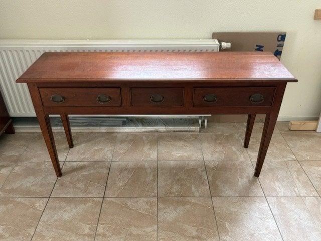 sidetable, Huis en Inrichting, Ophalen, 100 tot 150 cm, Zo goed als nieuw, Kersenhout
