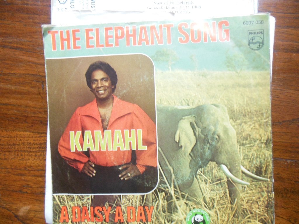 single kamahl the elephant song 45rpm jukebox vinyl record, Gebruikt, 7 inch, Ophalen of Verzenden, Pop