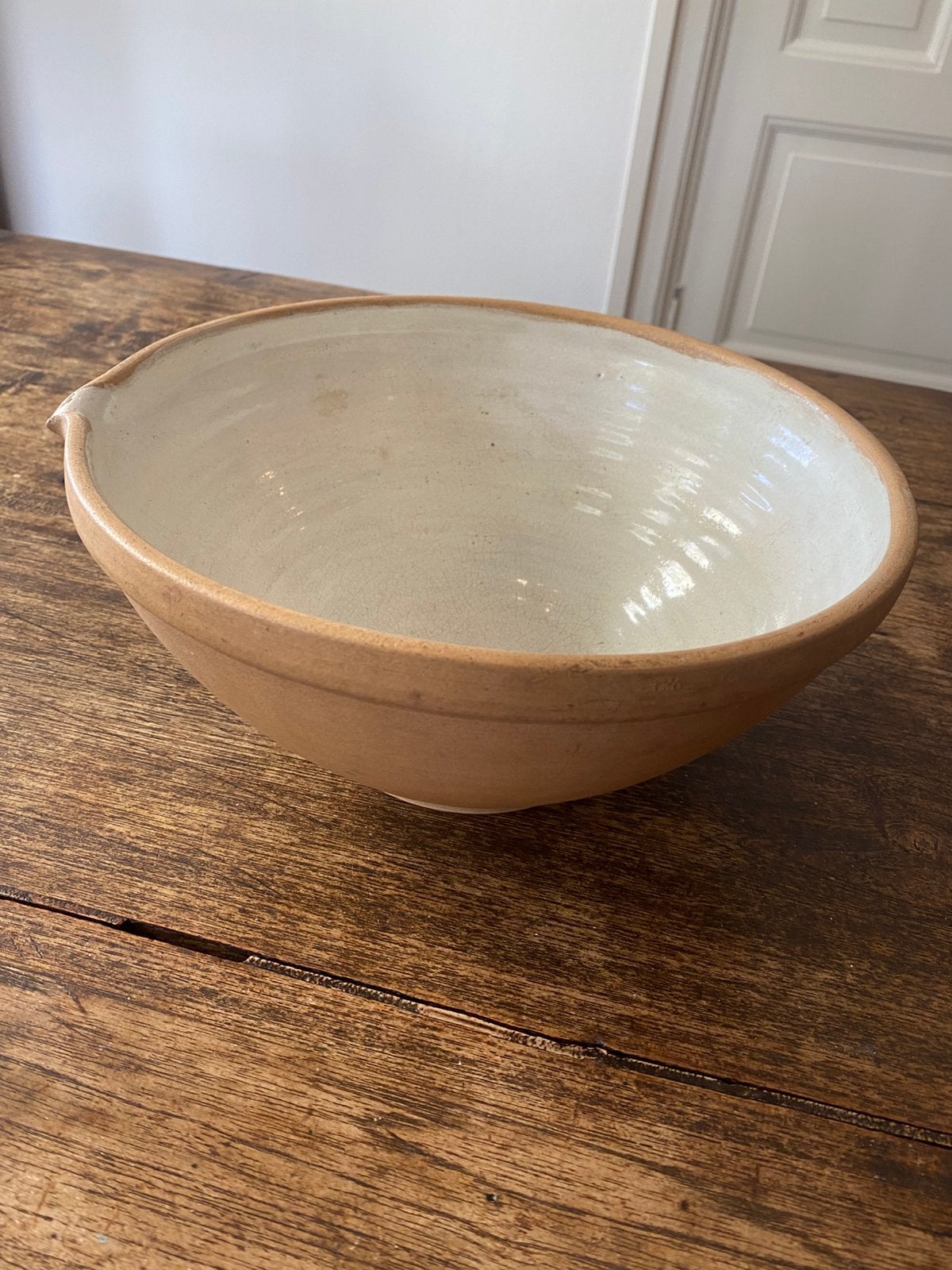 Brocante Franse beslagkom “tian” van J.P. Delesenne, Ophalen of Verzenden