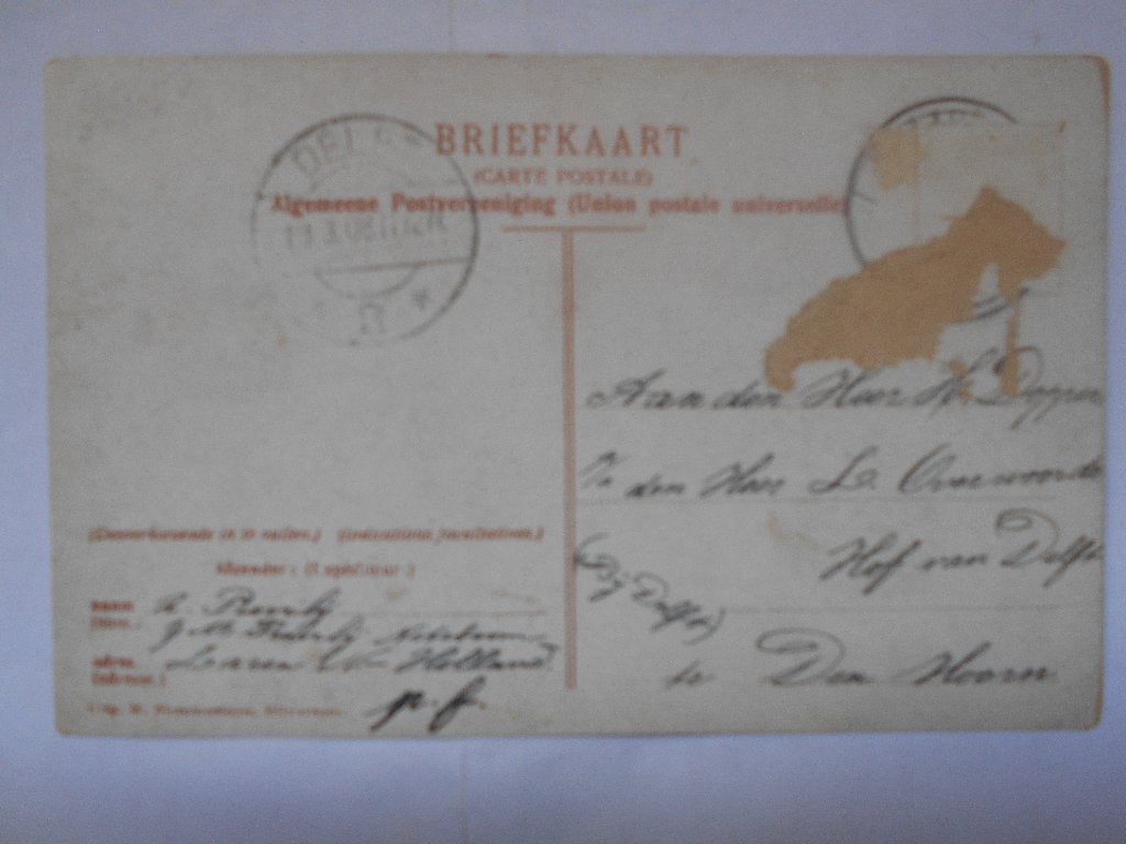 Laren (Gooi) Boerenbruiloft 1905 met molen - Antieke Kaart, Verzamelen, Ophalen of Verzenden, Voor 1920, Gelopen, Noord-Holland