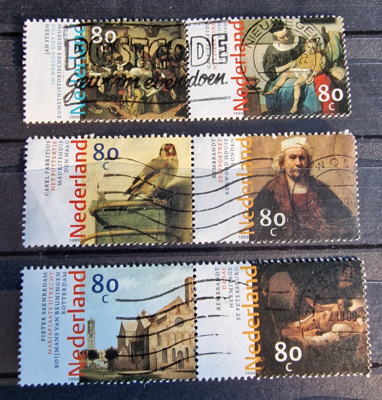 kv1258 Nederlandse postzegels - Kunst en cultuur (1999), Ophalen of Verzenden, Na 1940, Gestempeld