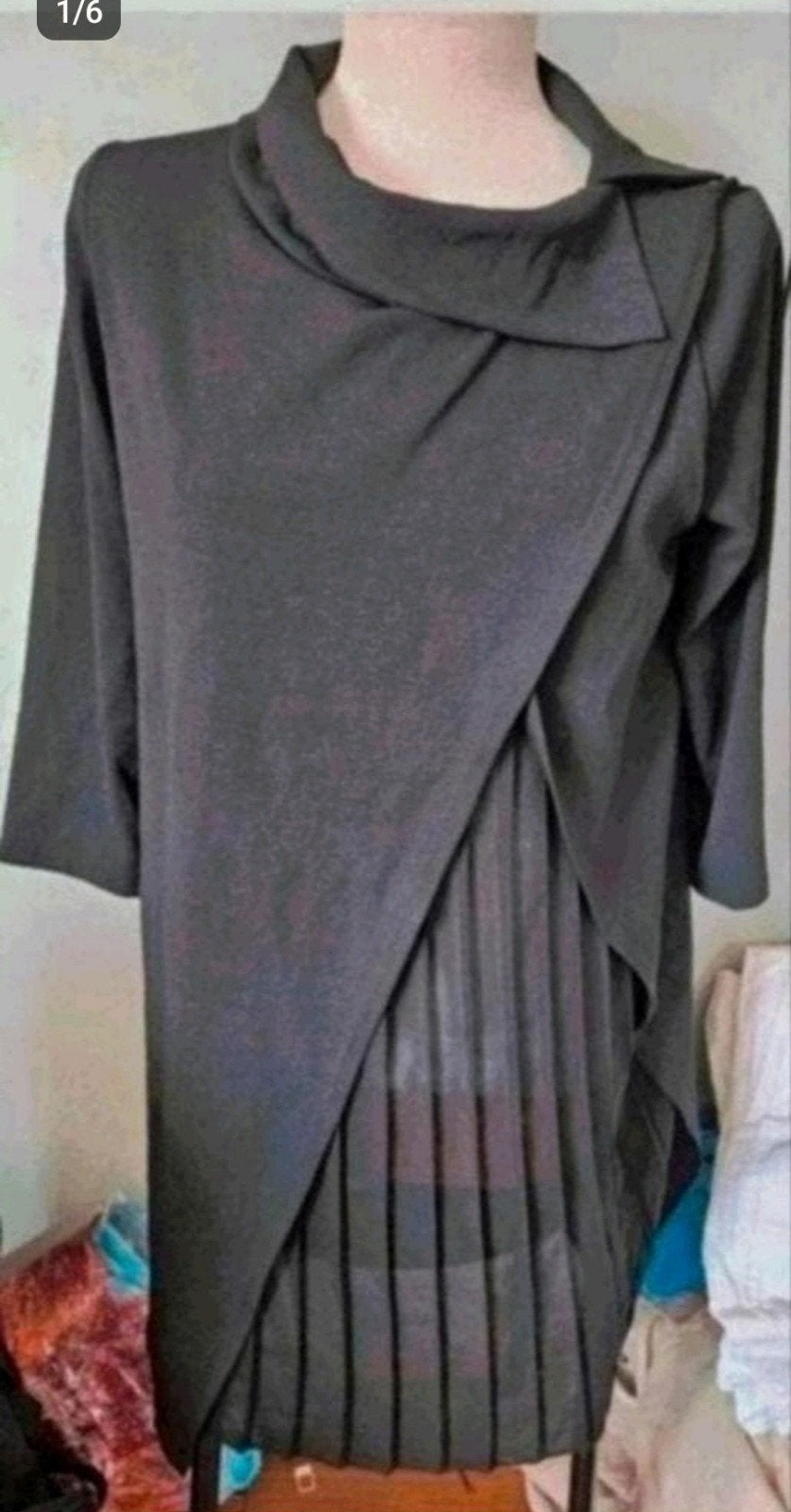 Nieuw zwart tuniek, Ophalen of Verzenden, Nieuw, Maat 42/44 (L), Zwart