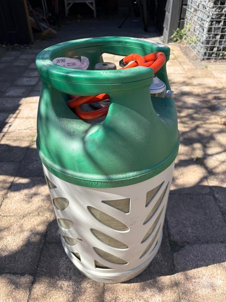 Gasfles lichtgewicht BBQ gas camper caravan drukregelaar, Ophalen, Gebruikt