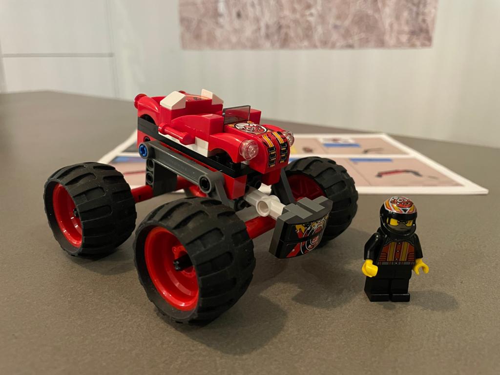 Lego Racers 9092 Crazy demon, Gebruikt, Lego, Ophalen of Verzenden, Racers