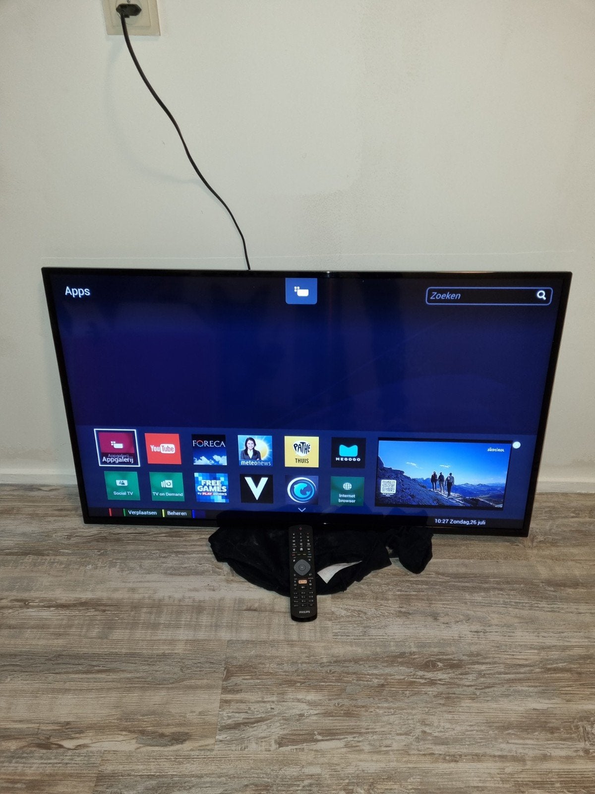 Philips 43inch Smart tv, Ophalen, 100 cm of meer, 50 Hz, Philips
