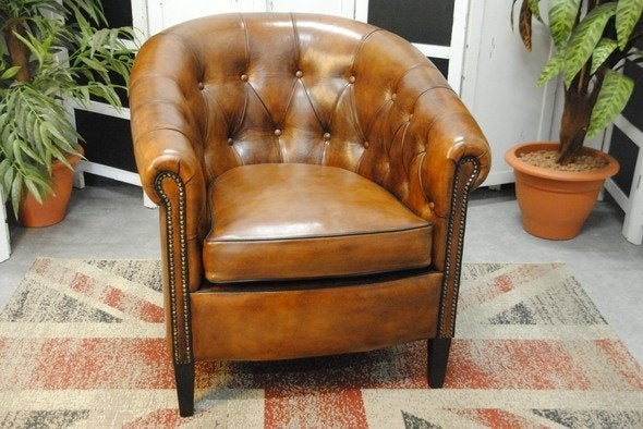schapenleren fauteuil, Huis en Inrichting, Fauteuils, Ophalen, Nieuw, 75 tot 100 cm, Leer