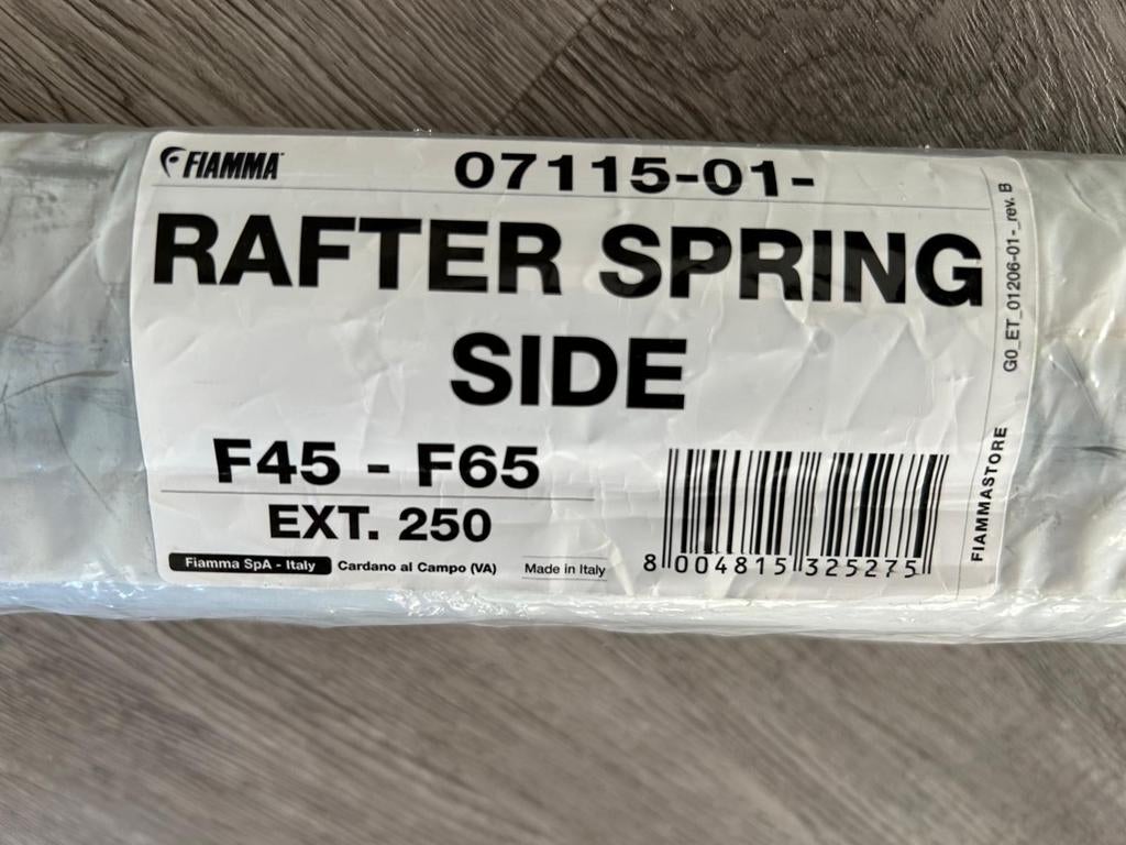 Fiamma rafter side spanstang F45-F65, Ophalen, Zo goed als nieuw