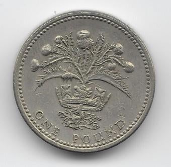 Verenigd Koninkrijk 1 pound 1984 "Scottish" KM# 934 (2), Postzegels en Munten, Munten | Europa | Niet-Euromunten, Verzenden, Overige landen