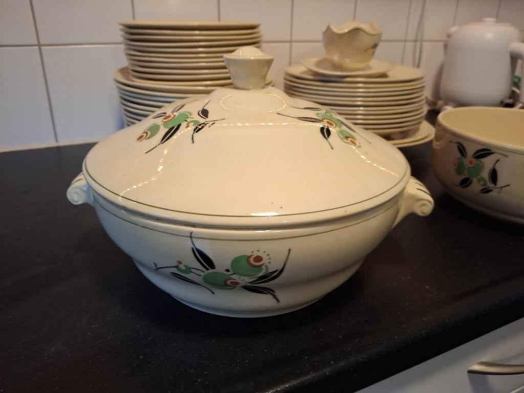 Antiek frans servies, Ophalen, Zo goed als nieuw
