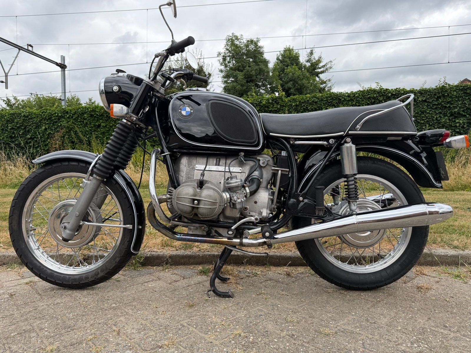 BMW R75/5 Oldtimer Zeer goede staat., Motoren, 750 cc, Cardan-aandrijving, 2 cilinders, Motorrijbewijs A