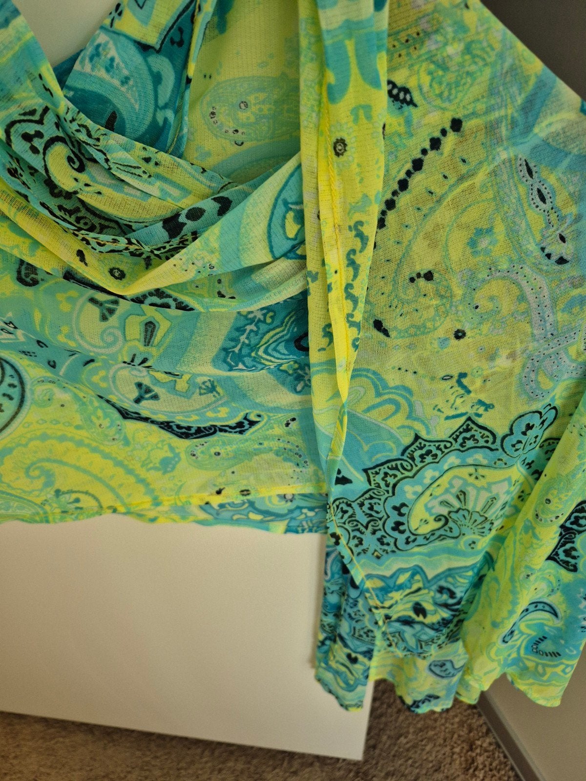 Sjaal. Polyester. Aqakleuren., Ophalen of Verzenden