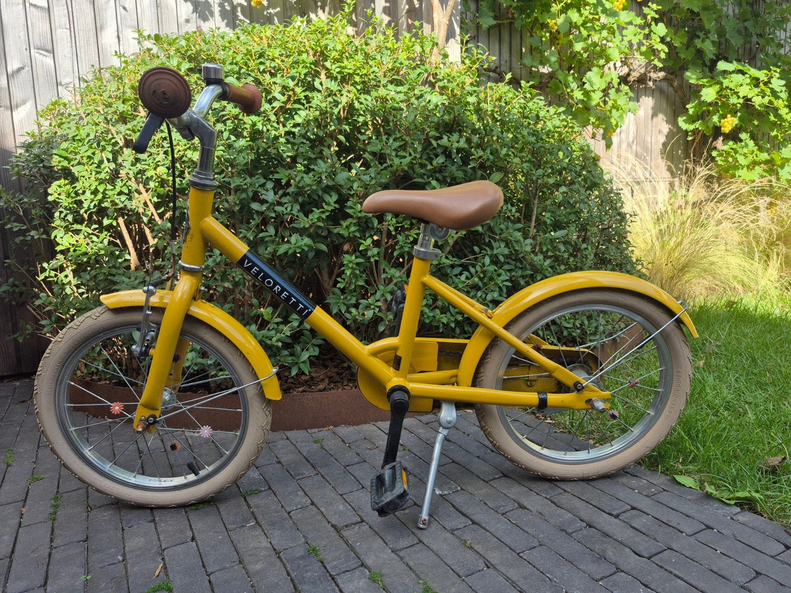 Veloretti Maxi 16 inch kinderfiets - Geel, Ophalen, Terugtraprem, Veloretti, 16 tot 20 inch