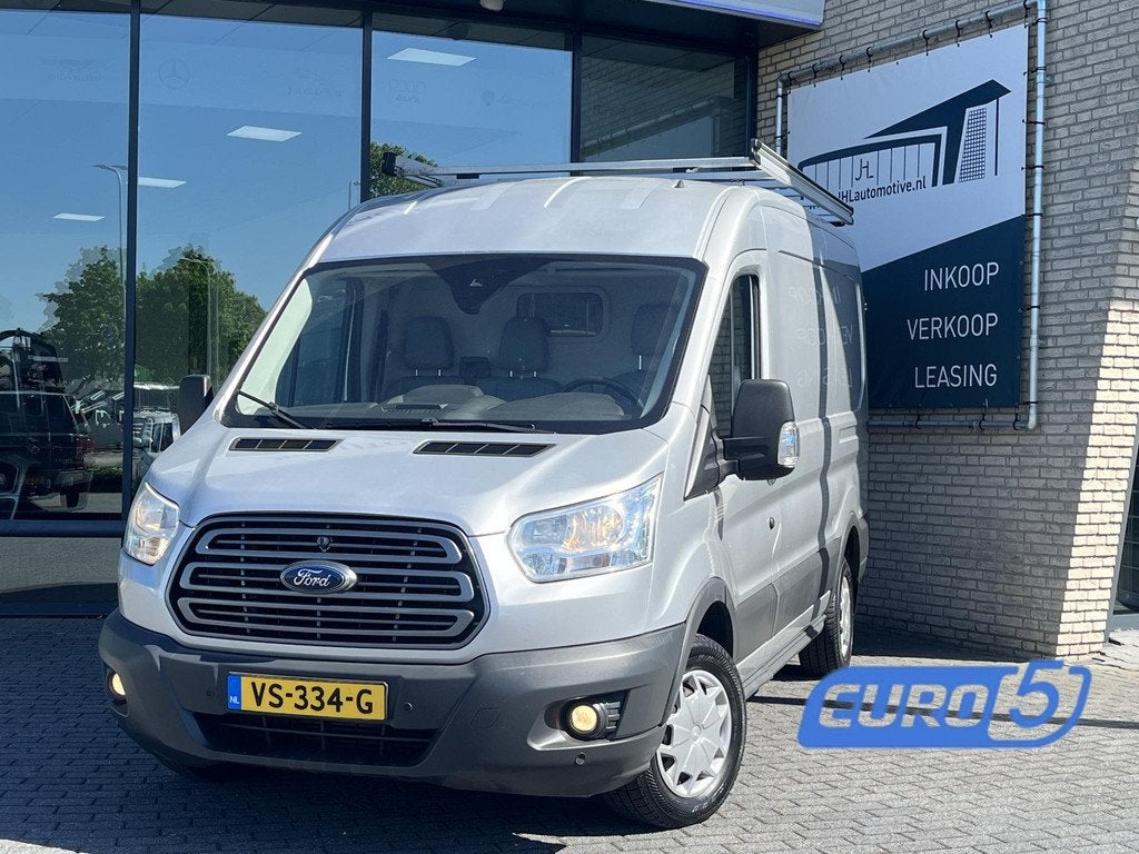 Ford Transit 290 2.2 TDCI L2H2*NAVI*CRUISE*CAM*A/C*HAAK*3PER, Auto's, Bestelauto's, Euro 5, Gebruikt, 4 cilinders, Bedrijf