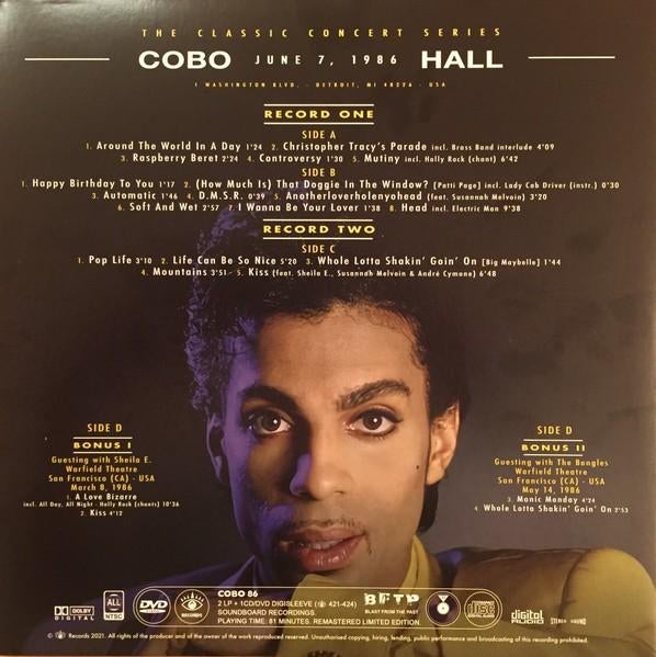Prince - Cobo Arena 1986 2LP + CD + DVD (RARE SET), Verzenden, 1980 - 1989, Nieuw in verpakking, 12 inch
