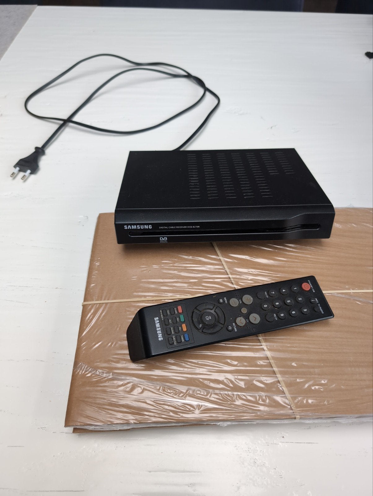 Samsung Digital Cable Receiver DCB-B270R + afstandsbedienin, Ophalen of Verzenden, Gebruikt