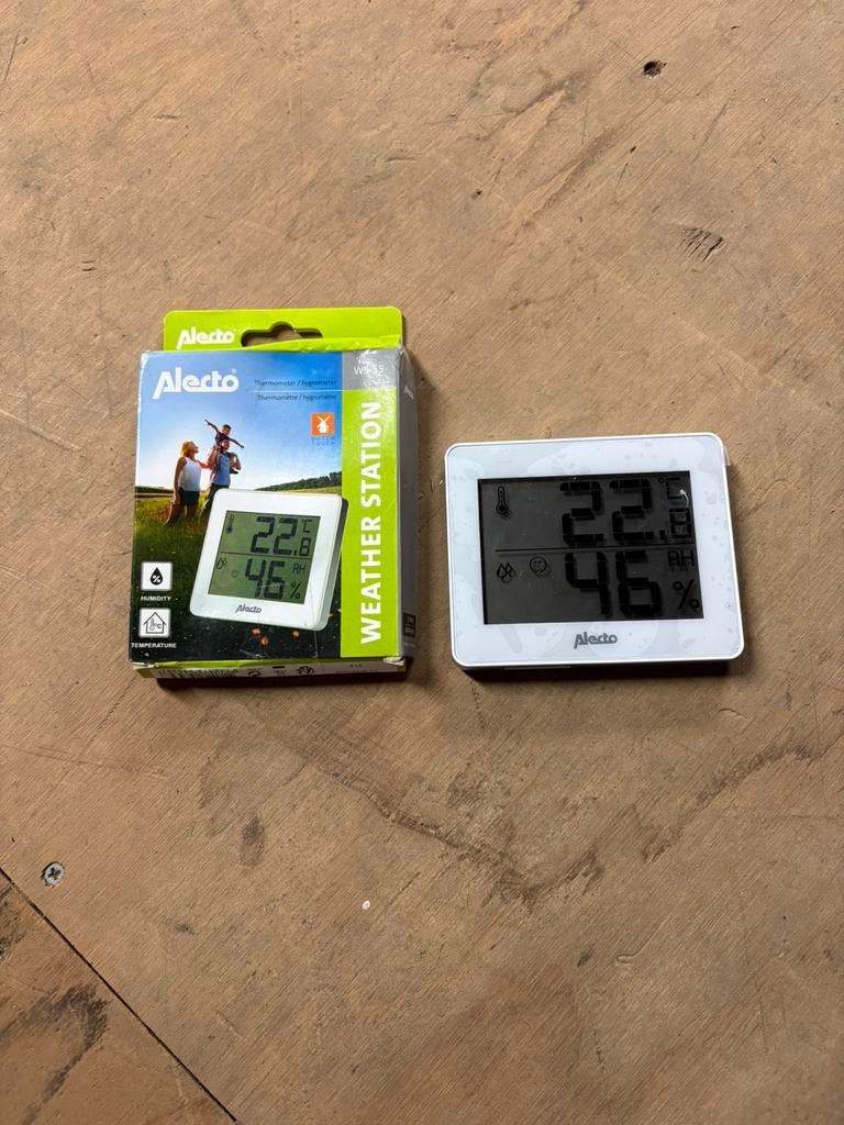 Alecto WS-55 - Thermometer & hygrometer NIEUW, Ophalen of Verzenden, Nieuw