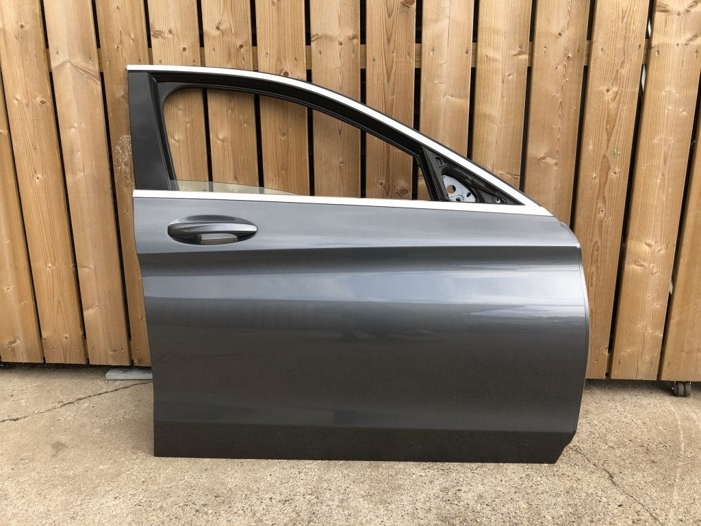 Rechtsvoor Deur W205 C Klasse Selenit Grau 992 Compleet, Auto-onderdelen, Niet ingevuld, Gebruikt, Deur, Mercedes-Benz