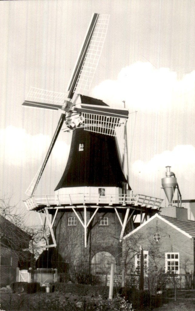 Veelerveen - Korenmolen - Ao. 1916, Verzamelen, Ophalen of Verzenden, 1960 tot 1980, Ongelopen, Groningen