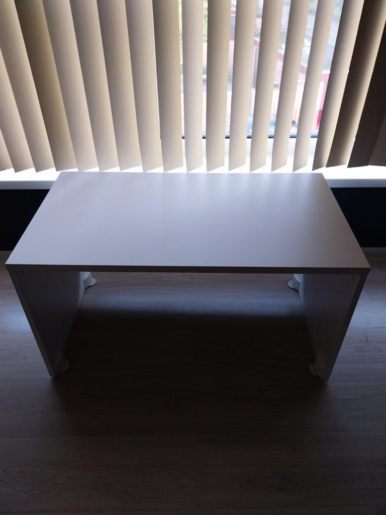 SMÅSTAD Bank, wit, 90x50x48, Ophalen, Zo goed als nieuw, Tafel(s) en Stoel(en)