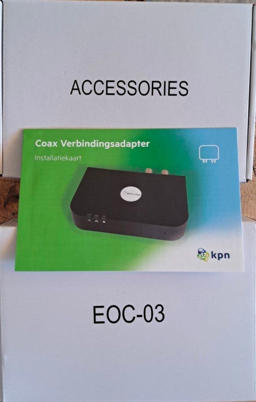 KPN Coax - Ethernet adapter 2x EOC-03, Ophalen of Verzenden, Zo goed als nieuw, Extern, KPN
