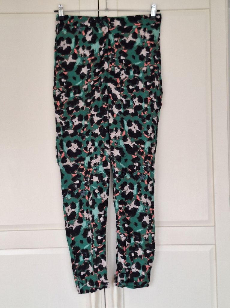 Geisha nieuwe groene panter print broek, maat M 38, Maat 38/40 (M), Geisha, Nieuw, Ophalen of Verzenden
