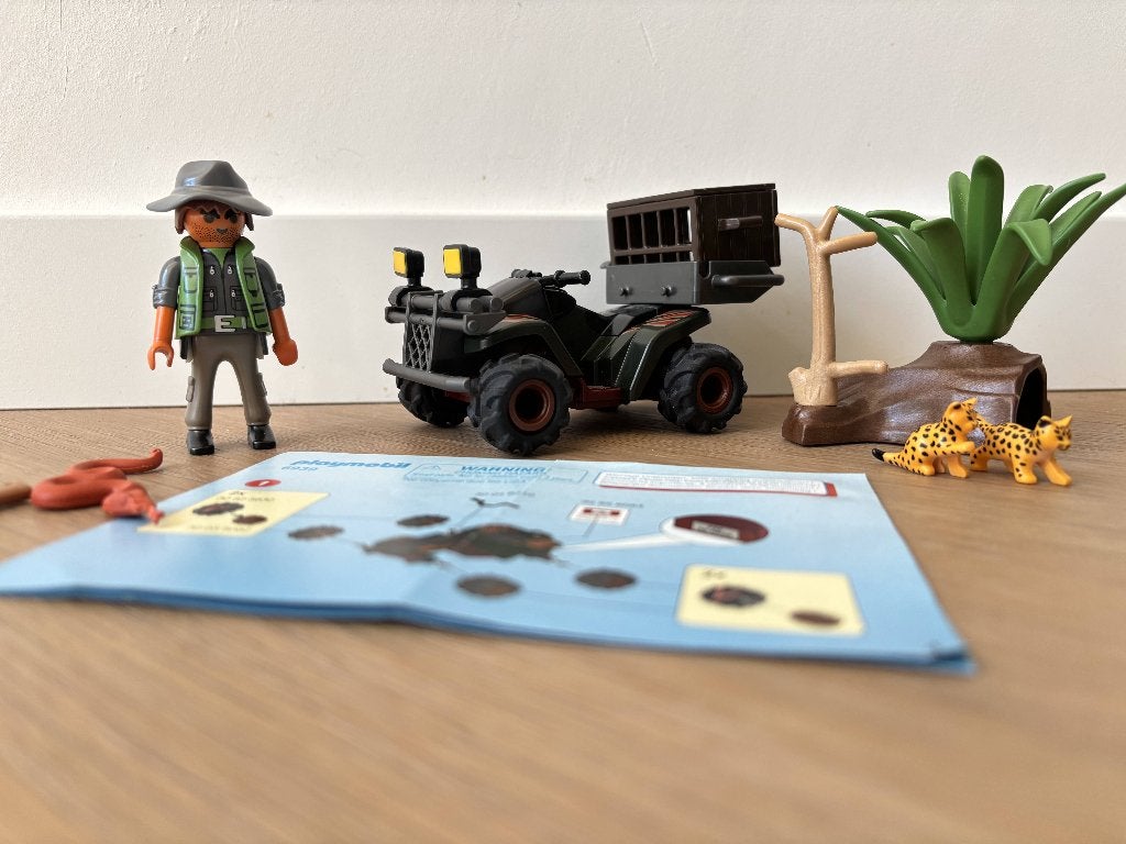 Playmobil Stroper met quad - 6939, Wild life, Gebruikt, Complete set, Ophalen of Verzenden
