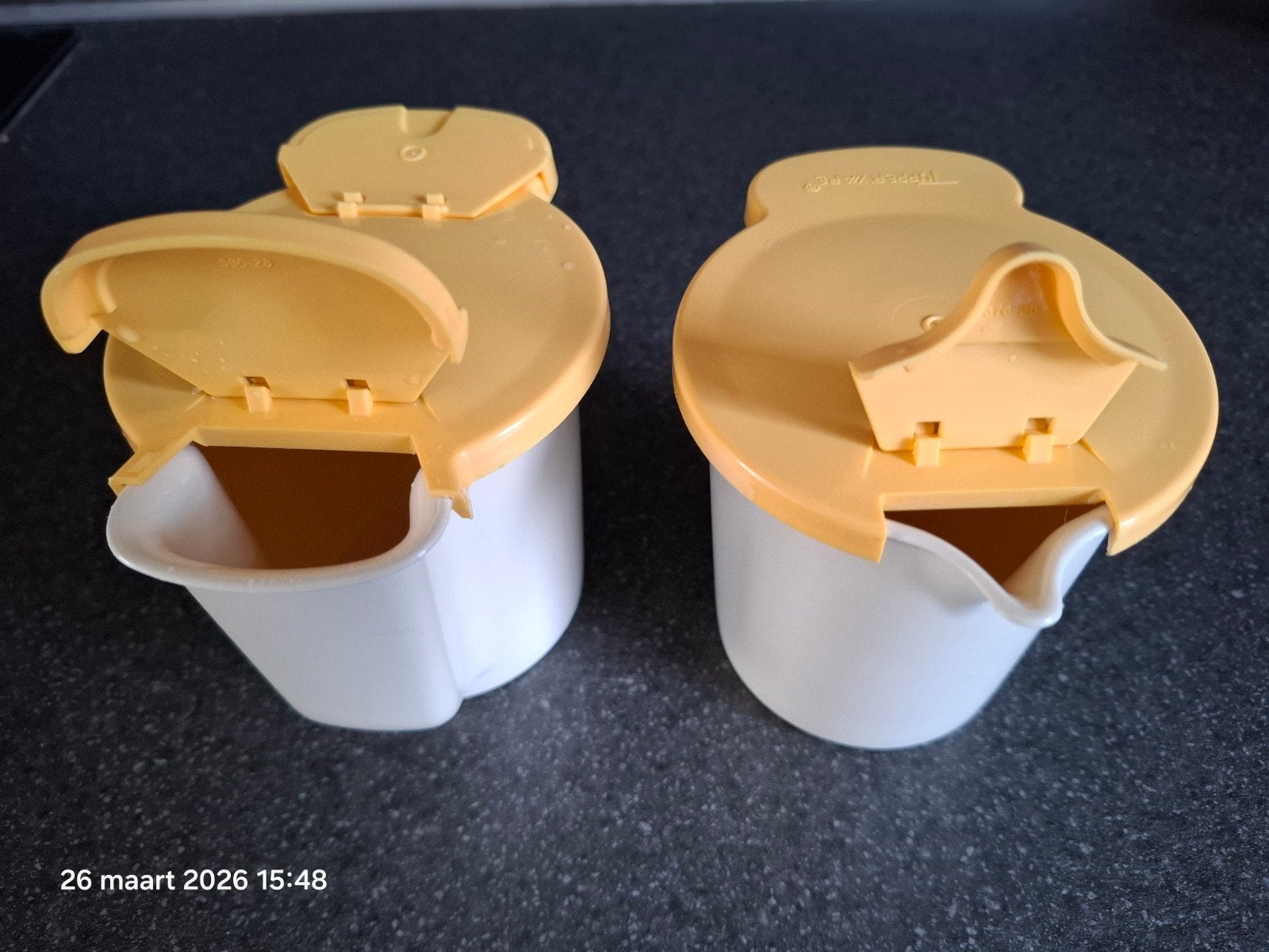 TUPPERWARE SUIKER- EN MELKKANNETJE 🔥, Overige typen, Nieuw, Ophalen of Verzenden, Crème