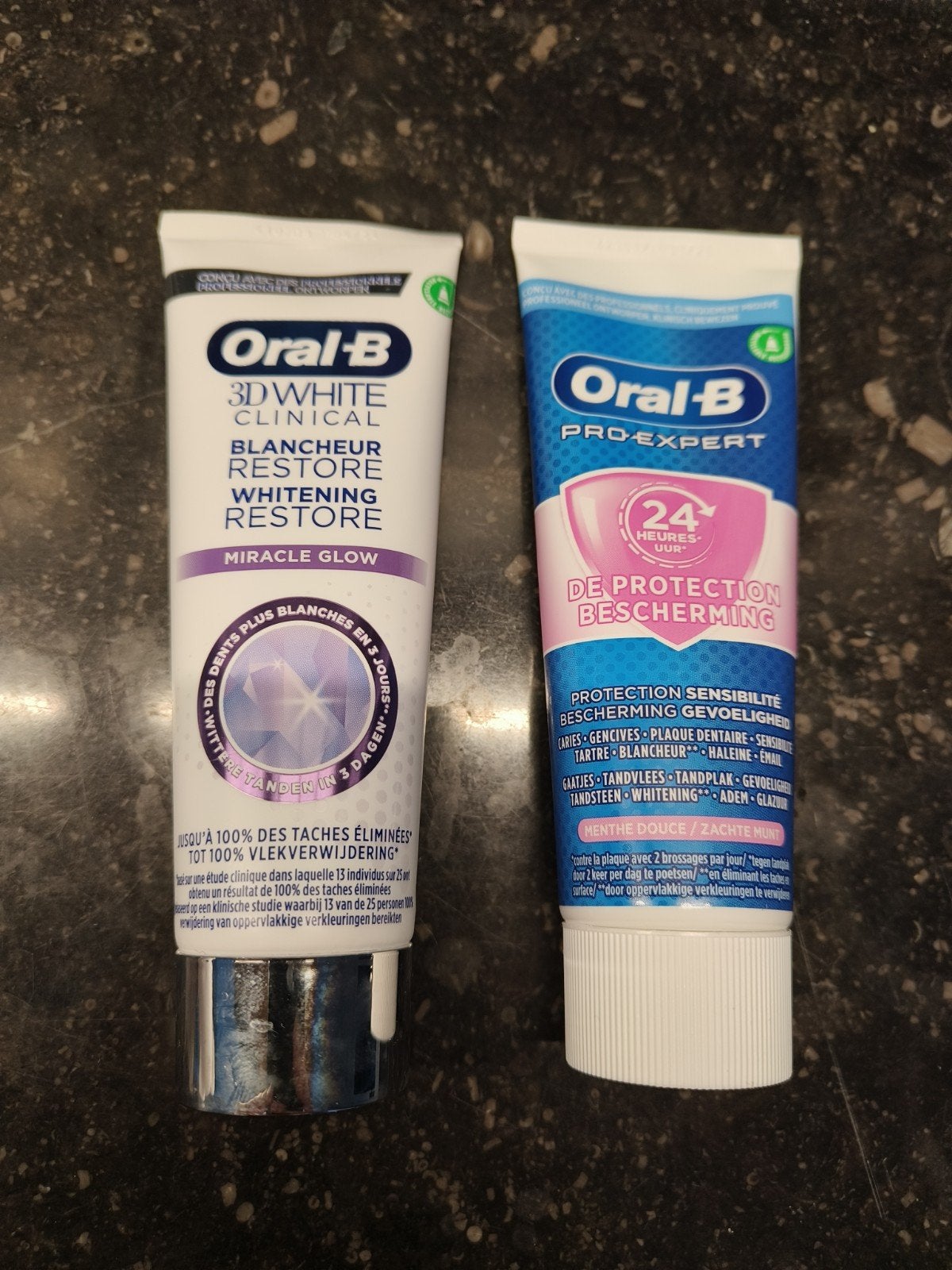 Oral-B Tandpasta Set: 3D White Clinical & Pro-Expert, Ophalen of Verzenden