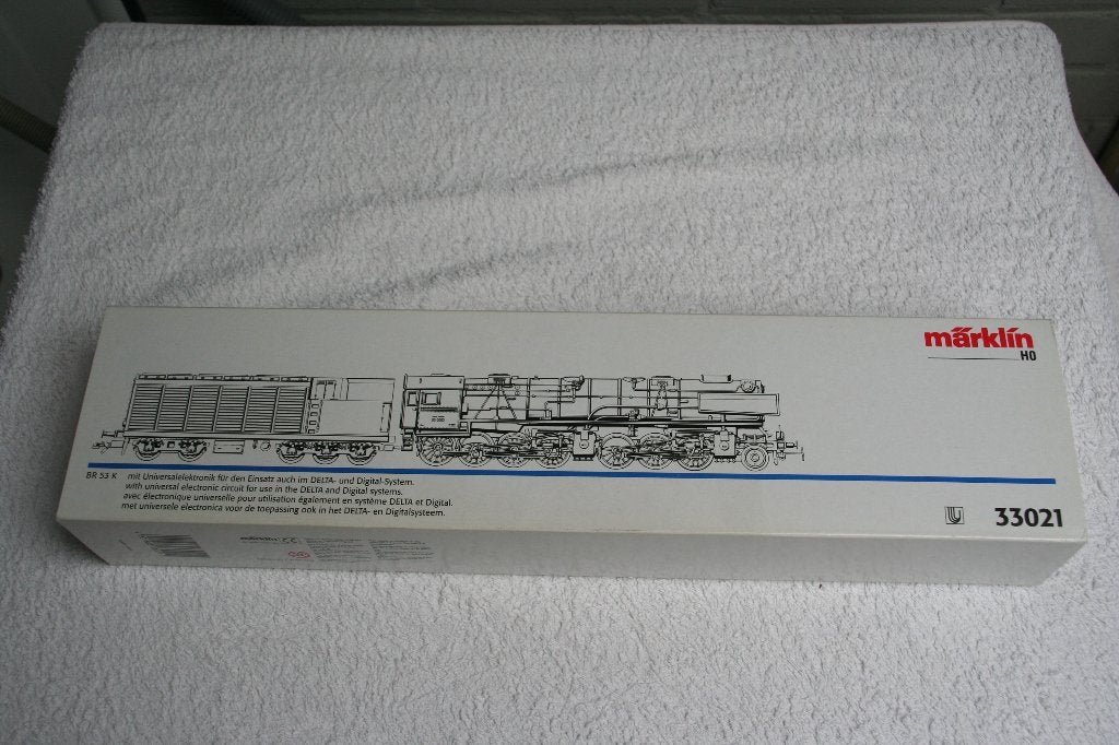 Marklin HO 33021 'BR 53 K Stoom locomotief', Wisselstroom, Locomotief, Nieuw, Ophalen of Verzenden
