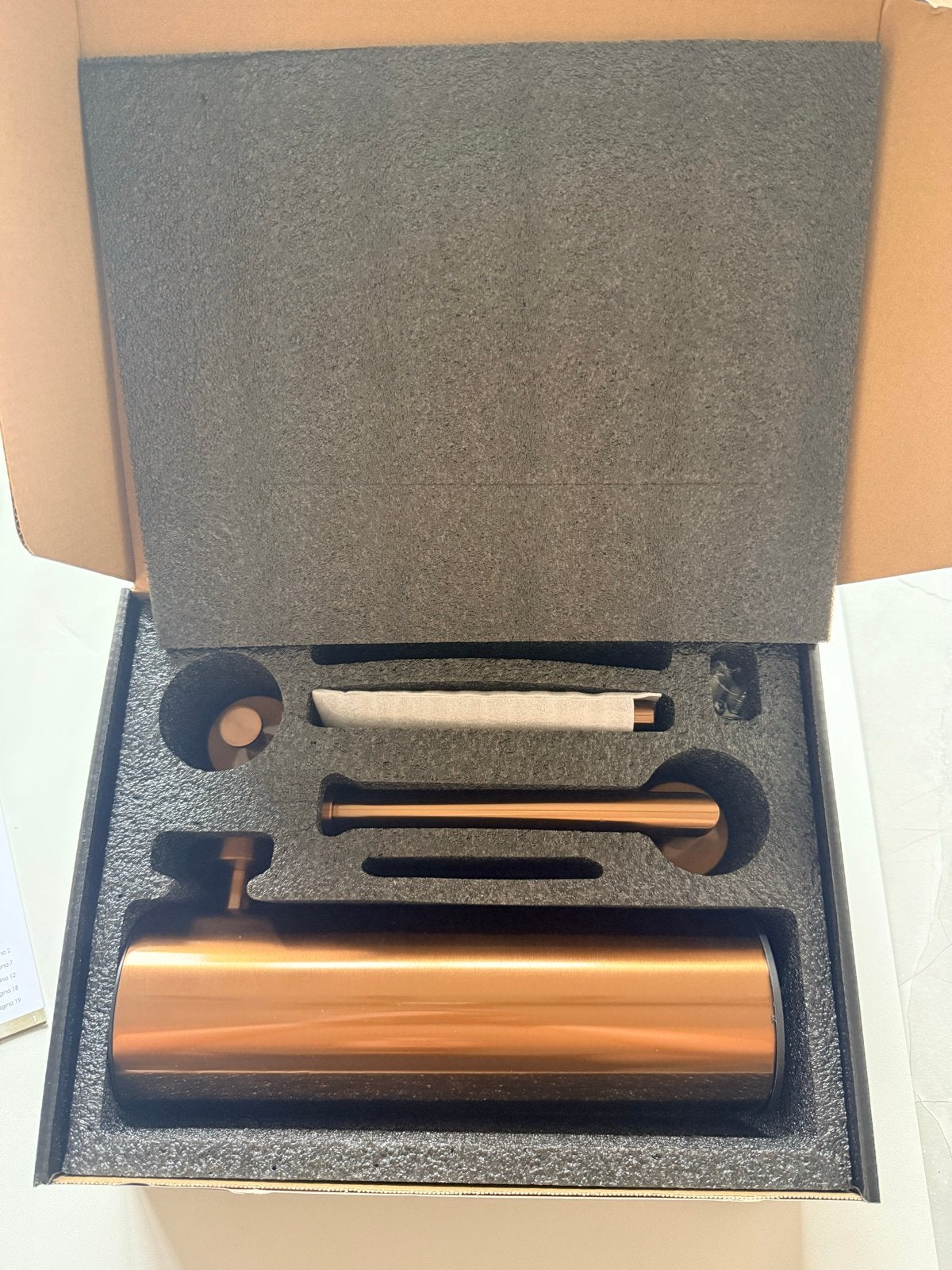 Brauer 3-in-1 Toiletaccessoire - Koperkleurig, Ophalen of Verzenden, Nieuw, Overige kleuren, Overige typen