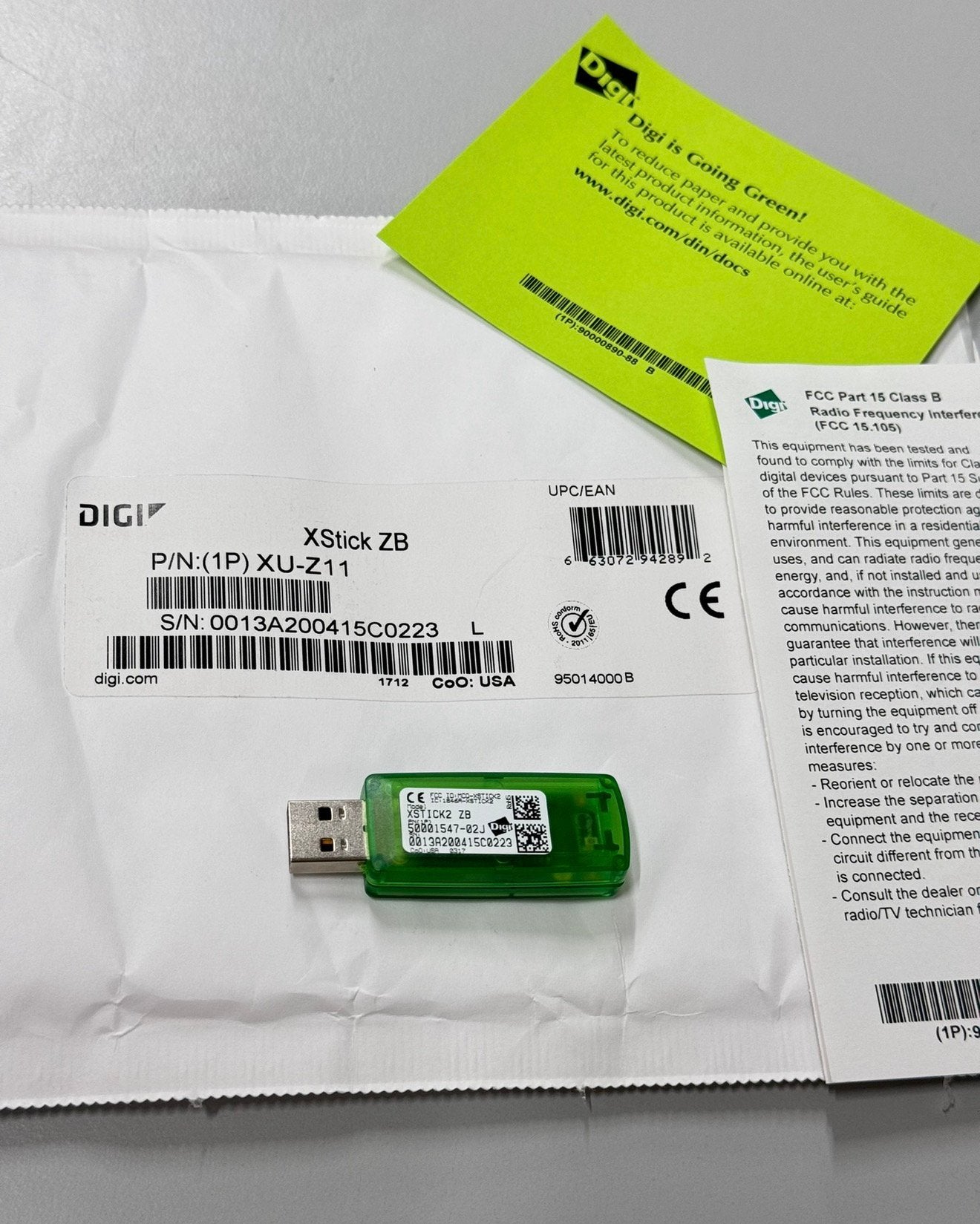 Digi XStick2 ZB Xstick-2 XU-Z11 Zigbee XBee USB RF - modem, Nieuw, Ophalen of Verzenden, H, H