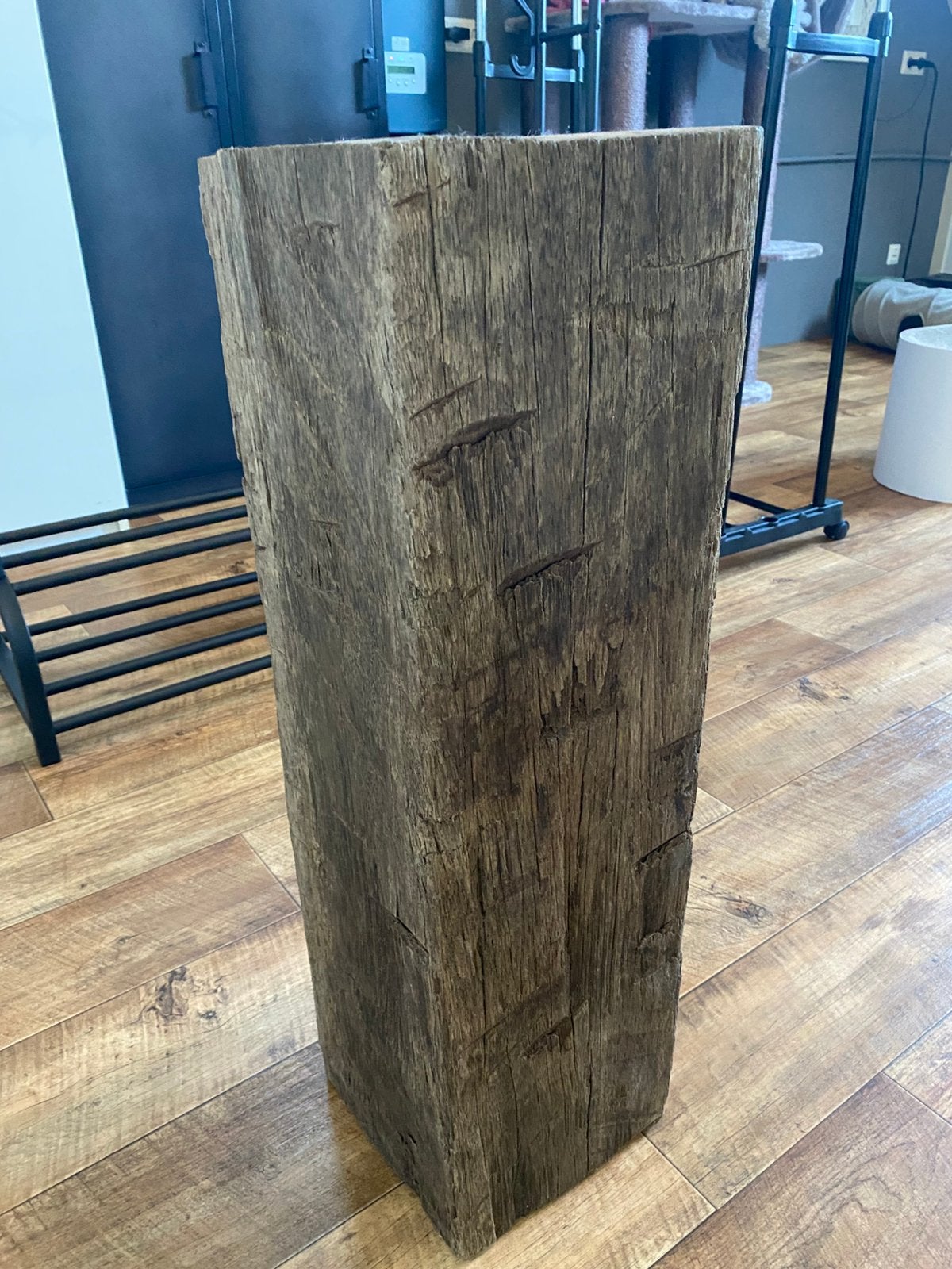 Mooie houten zuil! 75cm, Huis en Inrichting, Ophalen, Zo goed als nieuw