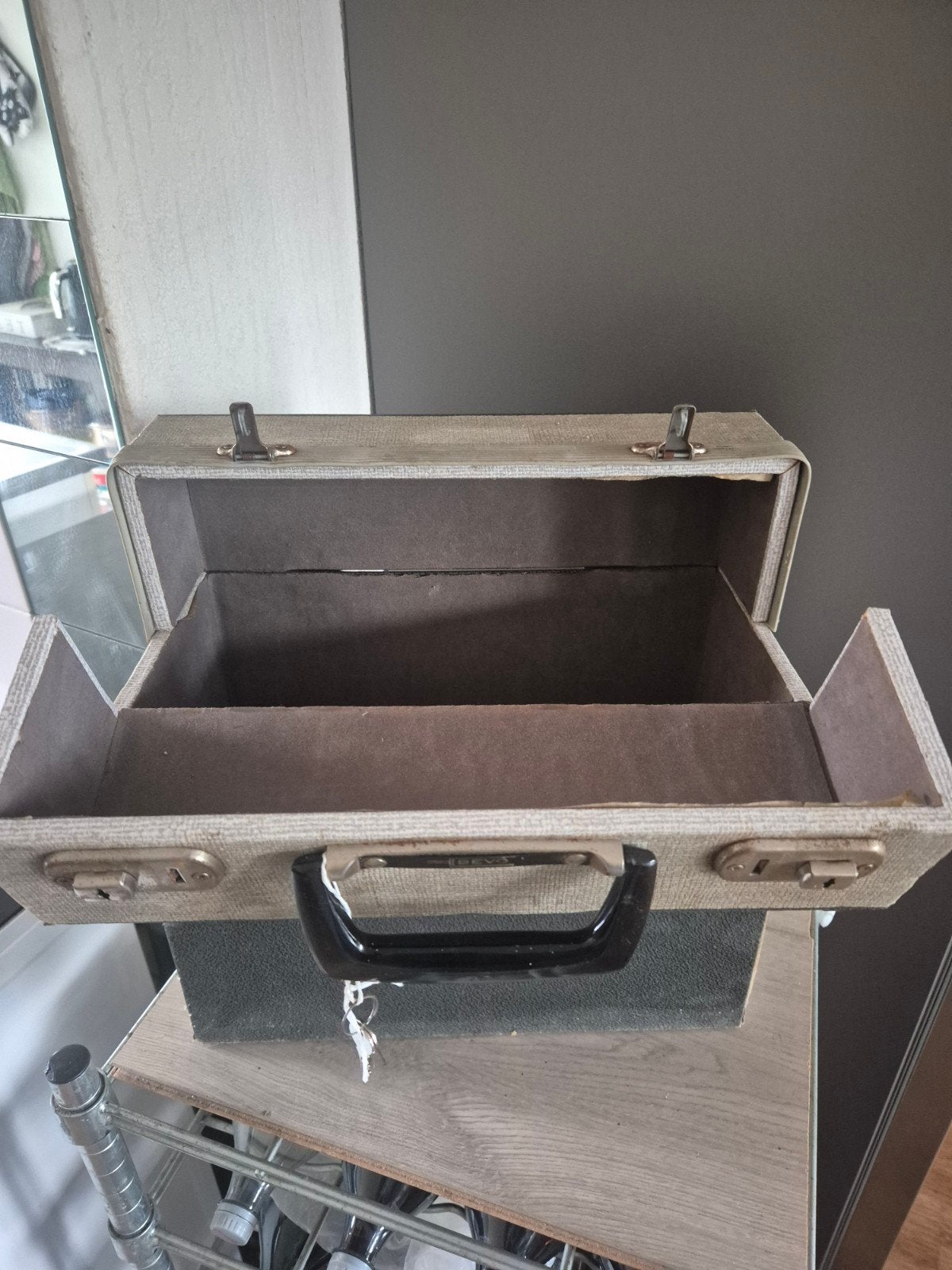 vintage platenkoffer, Ophalen of Verzenden, Audio en Video