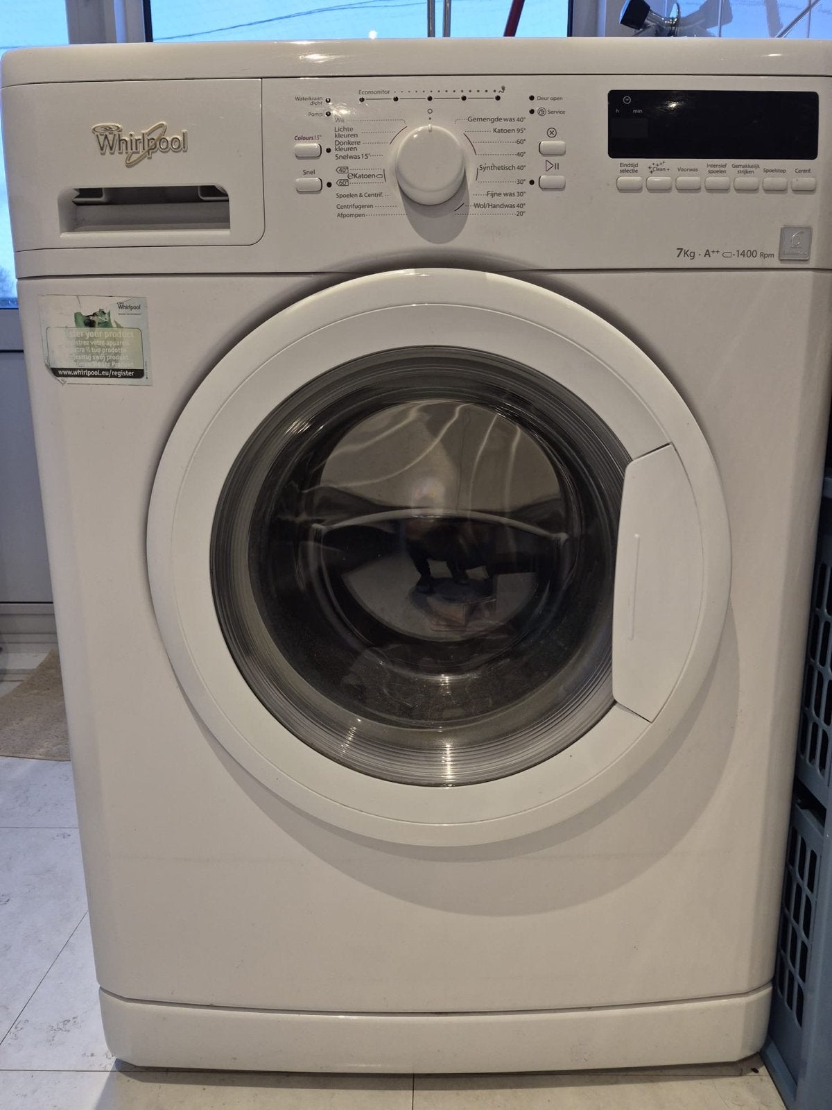 Whirlpool Wasmachine 7kg A++ Gratis ophalen, Witgoed en Apparatuur, Ophalen, Gebruikt, 85 tot 90 cm, 1200 tot 1600 toeren
