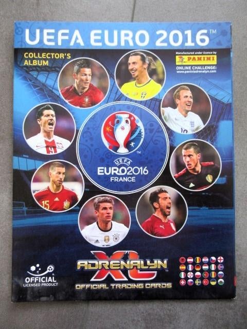 Panini Euro 2016 Game board - Adrenalyn XL album checklist, Ophalen of Verzenden, Nieuw