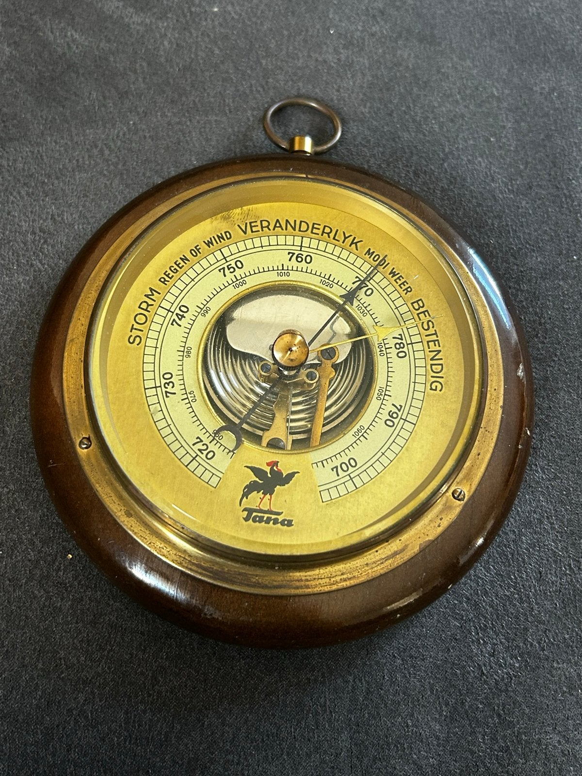 Vintage Jana Barometer, Ophalen of Verzenden, Gebruikt, Barometer