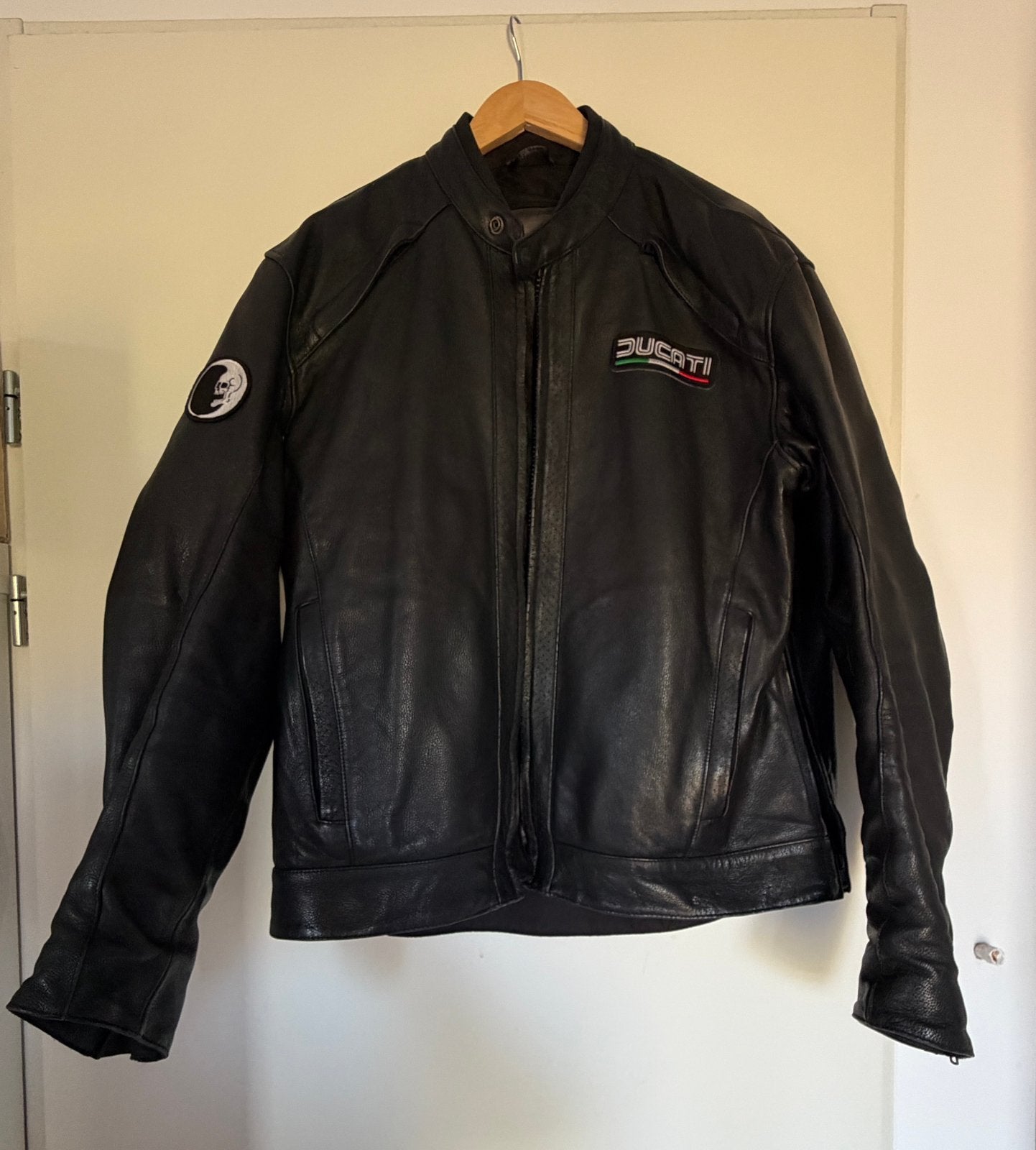 Leren motorjas Triumph heren maat XL, Motoren, Ophalen of Verzenden, Tweedehands, Jas | leer