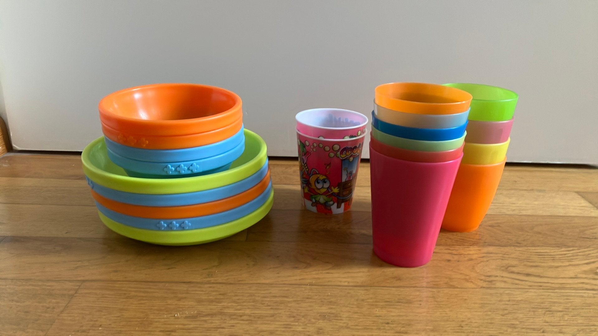 Kinder bekers en bordjes, Ophalen of Verzenden, Gebruikt, Beker of Kan