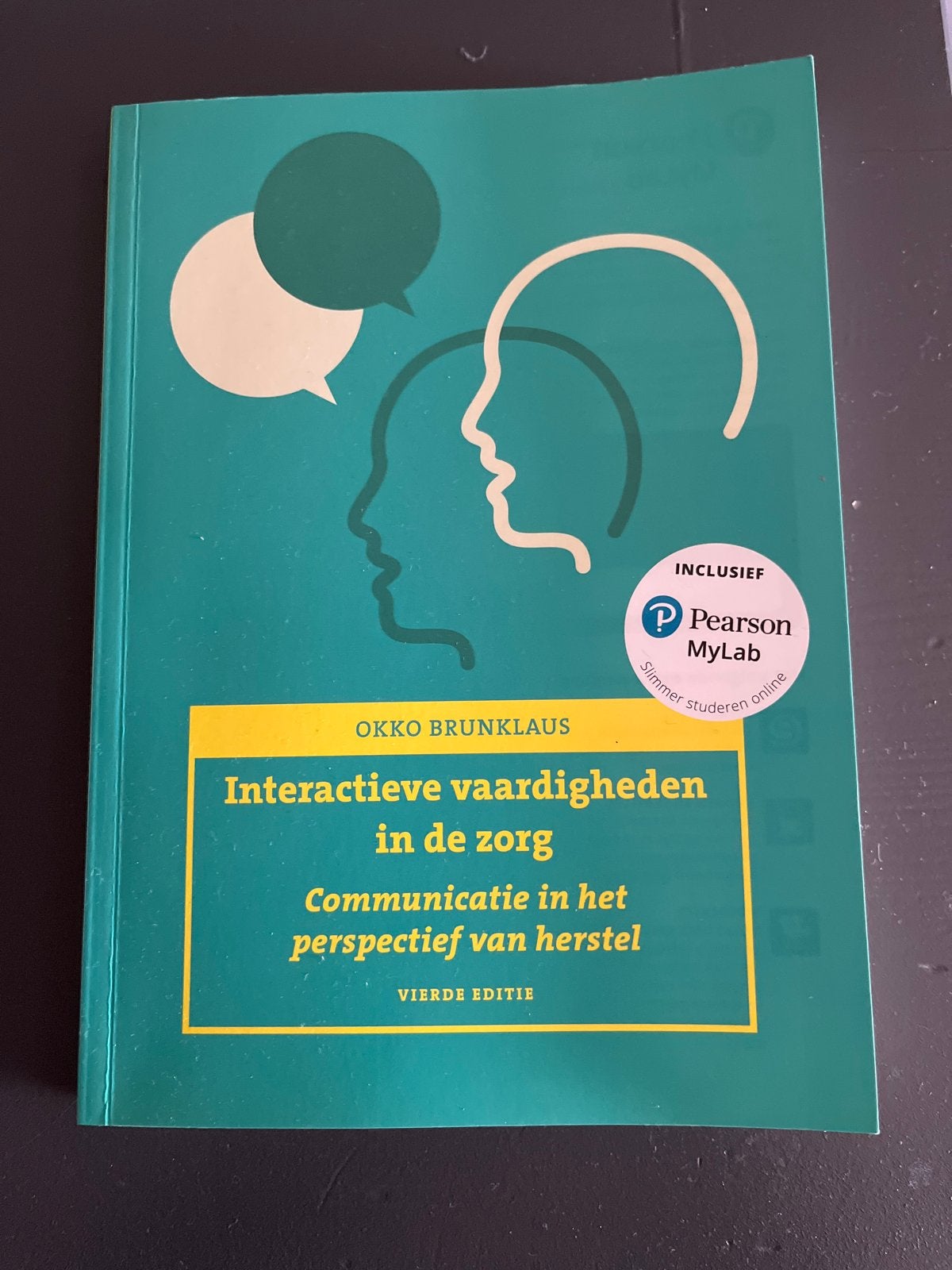Interactieve vaardigheden in de zorg - Okko Brunklaus, Ophalen of Verzenden, Gamma, Gelezen, HBO