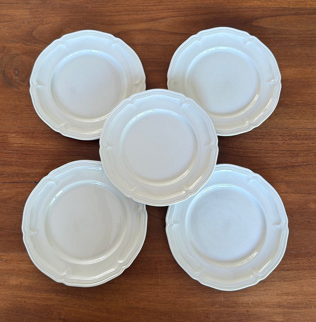 5 Villeroy & Boch Manoir gebaksbordjes, Ophalen of Verzenden, Zo goed als nieuw, Bord(en), Effen