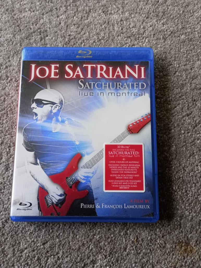 Joe Satriani Satchurated  Blu-Ray cd, Alle leeftijden, Ophalen of Verzenden, Zo goed als nieuw, Muziek en Concerten