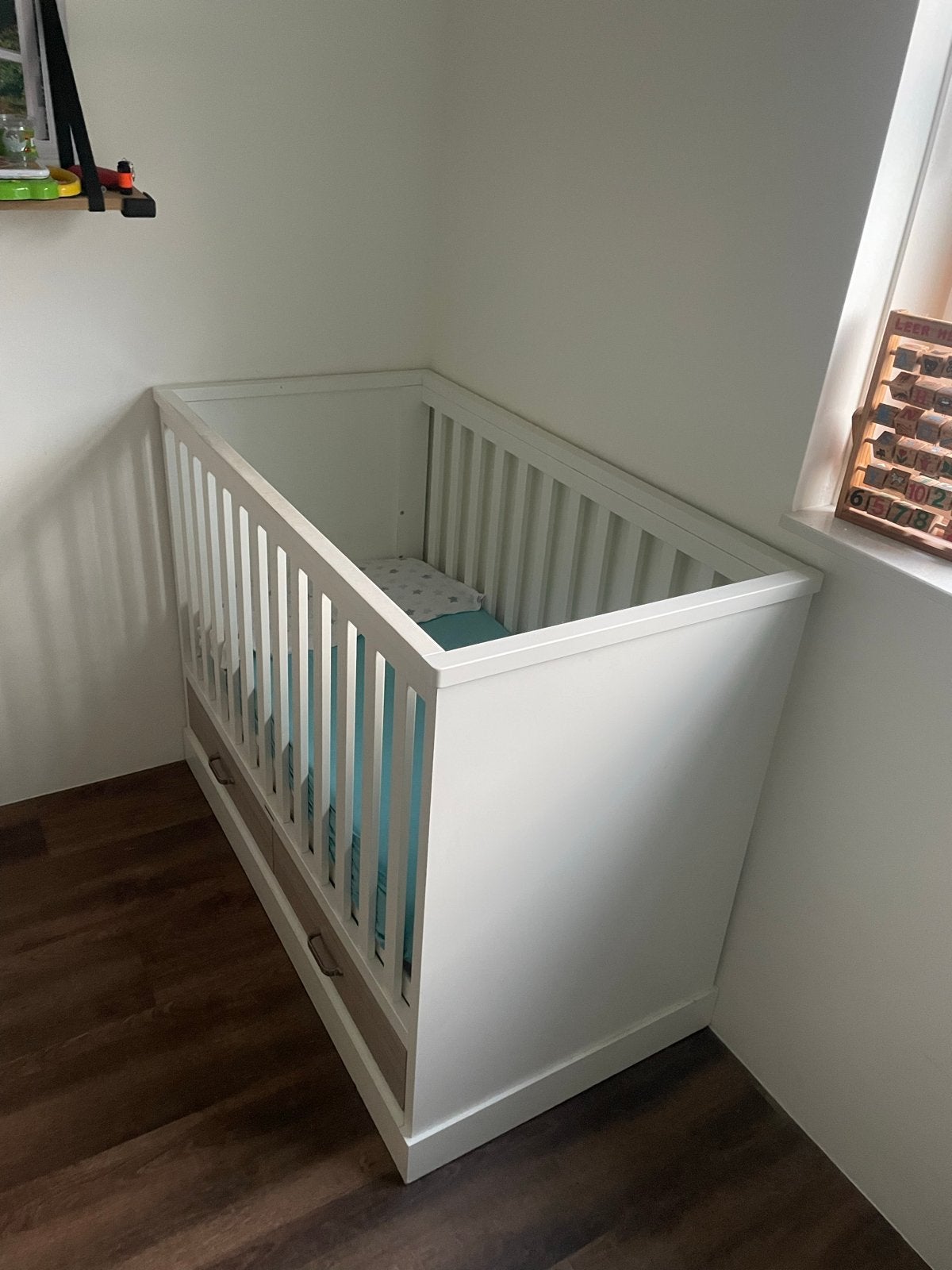 Ledikant met lades en commode incl beddengoed!, Kinderen en Baby's, Ophalen, Gebruikt, Overige merken, Jongetje of Meisje
