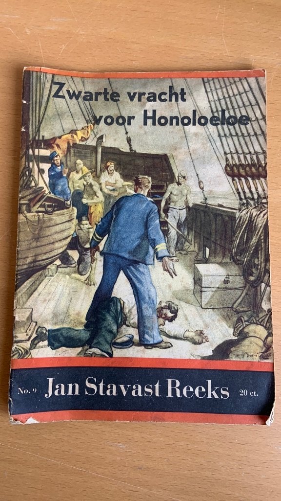 Jan stavast reeks - Zwarte vracht voor honoloeloe - No. 9, Ophalen of Verzenden