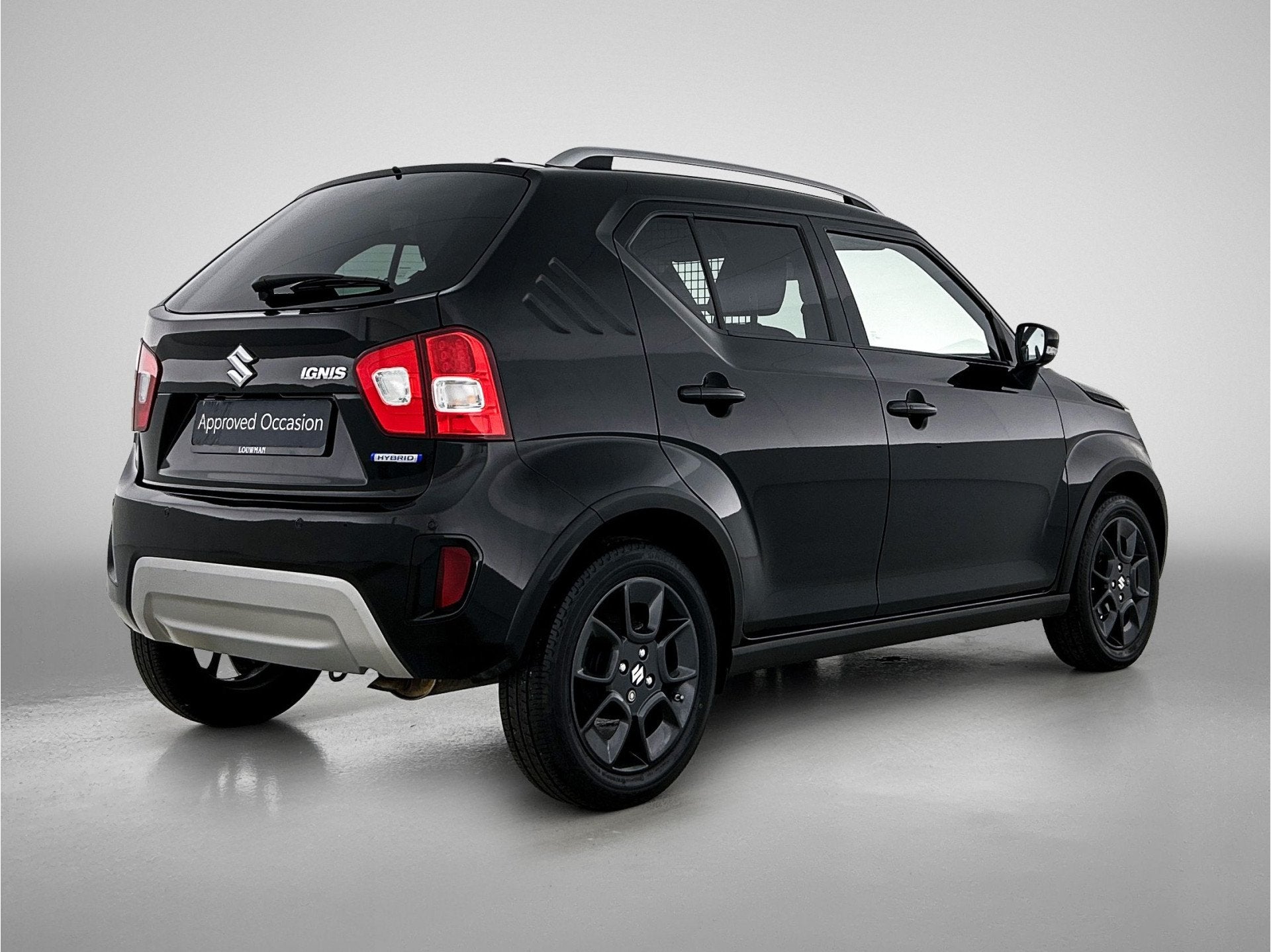 Suzuki Ignis 1.2 Smart Hybrid Style (bj 2022, automaat), Auto's, Stof, Gebruikt, 4 cilinders, Zwart